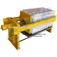 Leo Filterpresse 470mm manuelle Filterpresse, Manul hydraulische Betriebsfilterpresse für Ahornsirup-Filterung